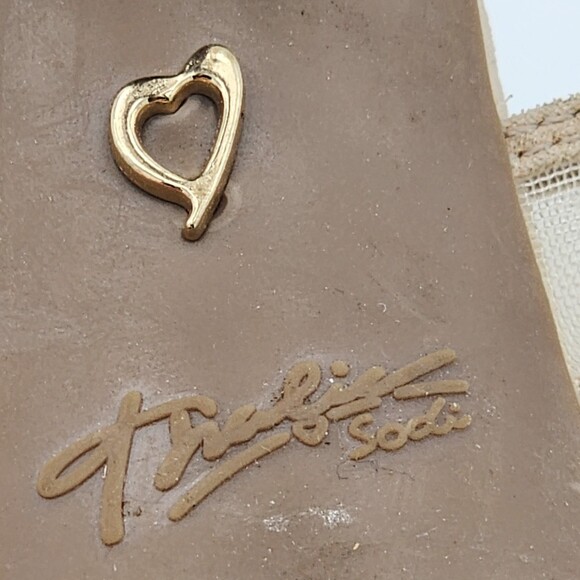 Thalia Sodi Ceara Rhinestone Peep Toe Pumps Size 7 - Picture 13 of 14